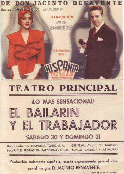 Танцор и рабочий (1936) постер